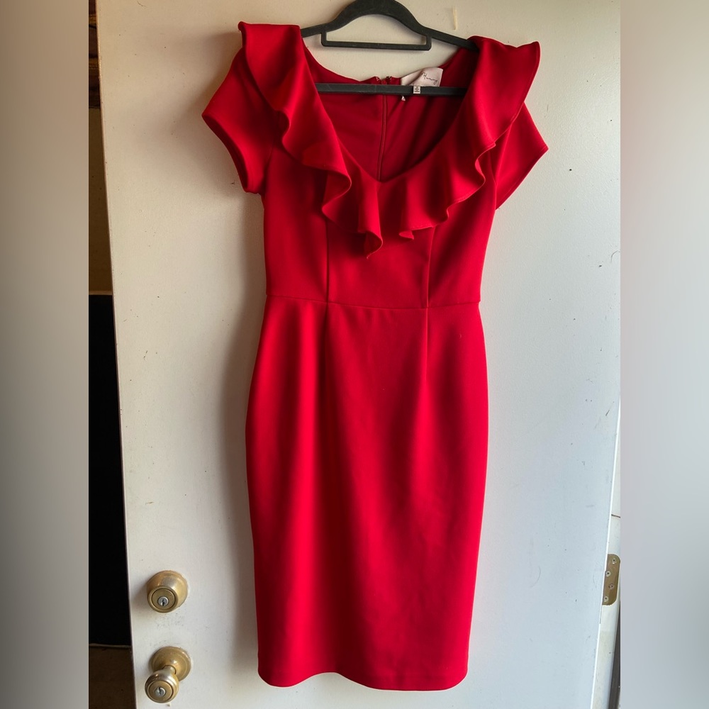 Charles Henry Red Dress